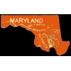 MARYLAND PIN MD STATE SHAPE PINS